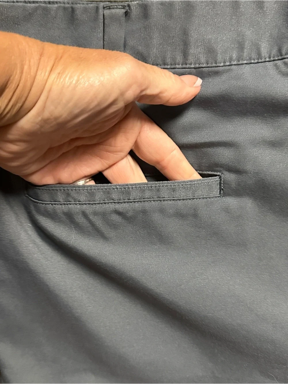 Adidas Golf Blue/Gray Performance Shorts Men’s 34 Flat Front Lightweight